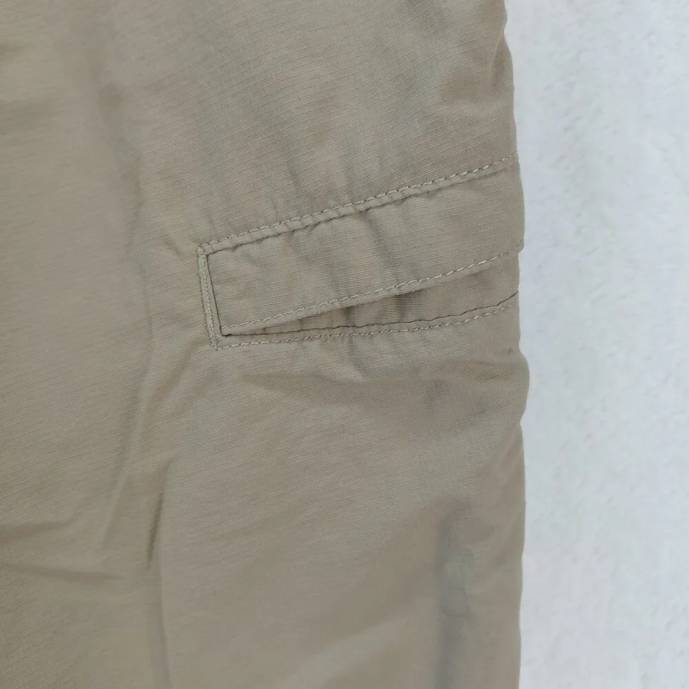 The North Face Horizon 2.0 Cargo Shorts Mens 38 Khaki Nylon Ripstop Outdoor Hike